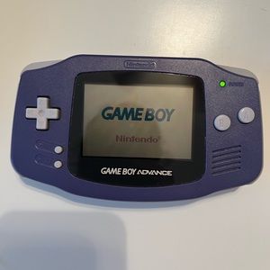Gameboy Advanced Blue with case and one Game